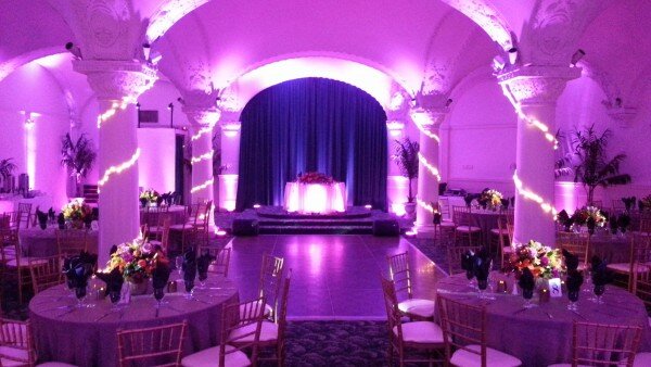 Wedding Reception at The Romanesque Room in Pasadena